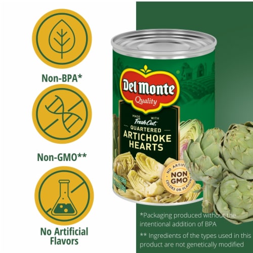 Del Monte® Quartered Artichoke Hearts Perspective: back