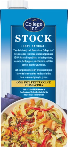 College Inn 100% Natural Vegetable Broth Perspective: back