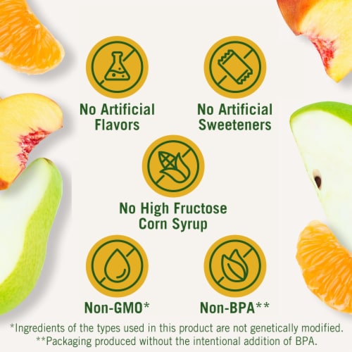 Del Monte® Fruit Cup® Snacks Variety Pack in 100% Juice Perspective: back