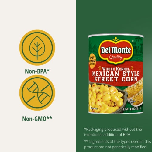 Del Monte Mexican Style Street Corn Perspective: back
