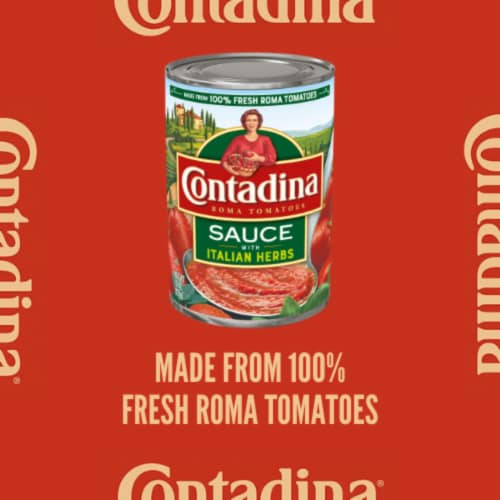 Contadina® Tomato Sauce With Italian Herbs Perspective: back