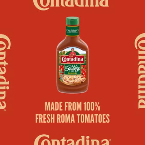 Contadina Pizza Sauce Squeeze Bottle Perspective: back