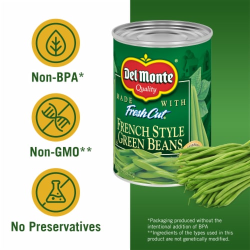 Del Monte® Fresh Cut Blue Lake French Style Green Beans Perspective: back