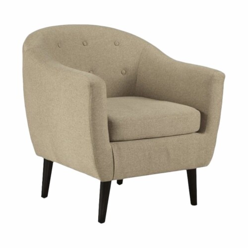 Signature Design by Ashley Klorey Fabric Accent Chair in Khaki 1