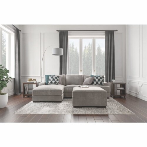 Ashley bardarson silver ottoman on sale with storage