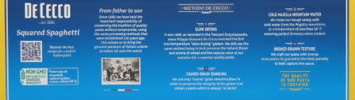 De Cecco Squared Spaghetti Perspective: back