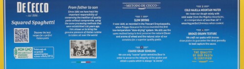 De Cecco Squared Spaghetti Perspective: back
