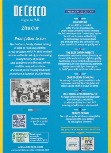 De Cecco Zita Macaroni Perspective: back
