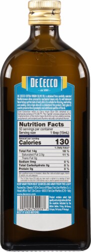 De Cecco Extra Virgin Olive Oil Perspective: back