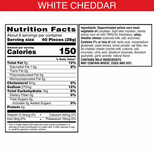 Cheez-It® Puff'd™ White Cheddar Cheesy Baked Snacks Perspective: back