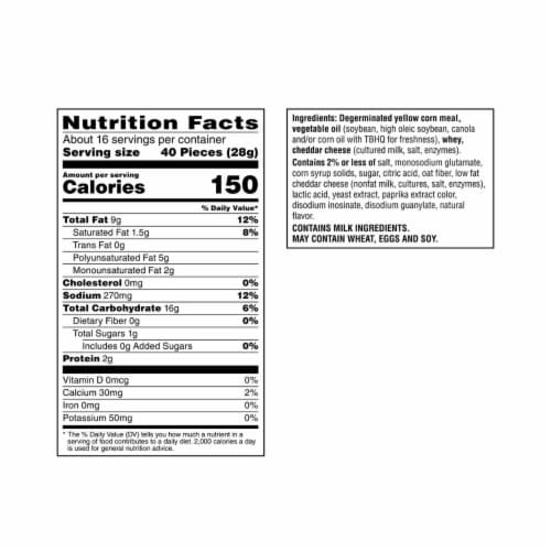 Cheez-It Crackers Puff'd Double Cheese (16 Ounce) Perspective: back