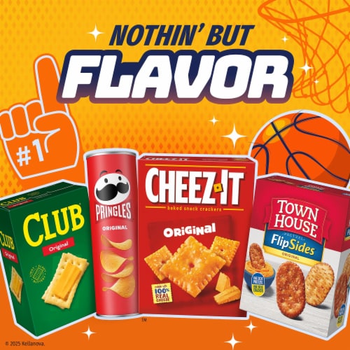 Cheez-It® Extra Toasty Cheese Crackers Perspective: back