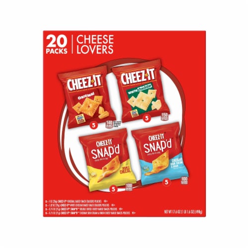Cheez-It Cheese Lovers Variety Pack Perspective: back