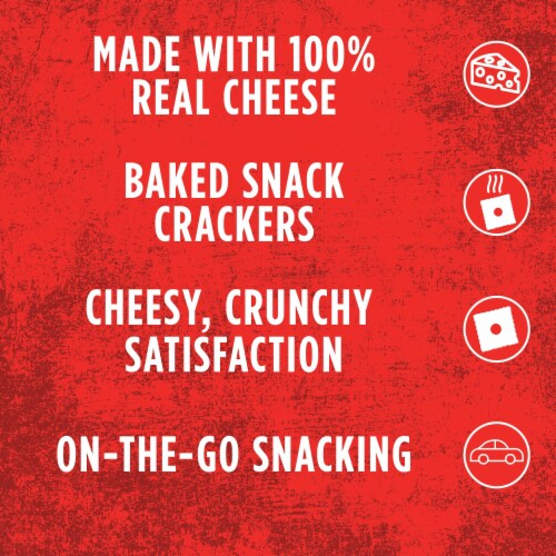 Cheez-It® White Cheddar Baked Snack Cheese Snack Crackers Grab Bag Perspective: back