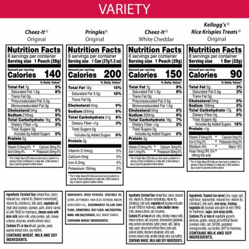Kellogg's Mega Variety Pack Perspective: back