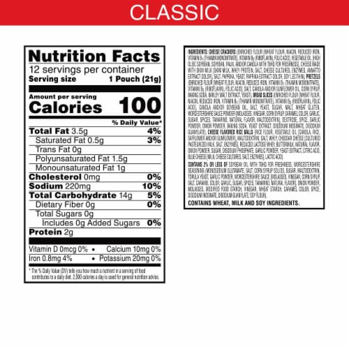 Cheez-It® Classic Snack Mix Perspective: back