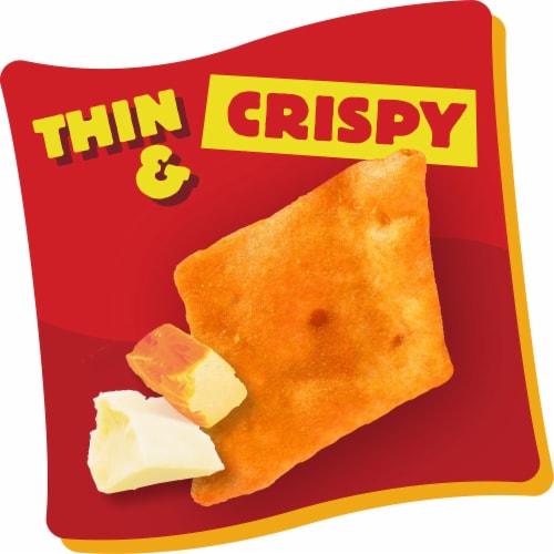 Cheez-It Snap'd Double Cheese Cheese Cracker Chips Perspective: back