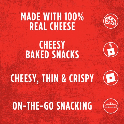 Cheez-It Parmesan Ranch Cheesy Baked Snacks Perspective: back