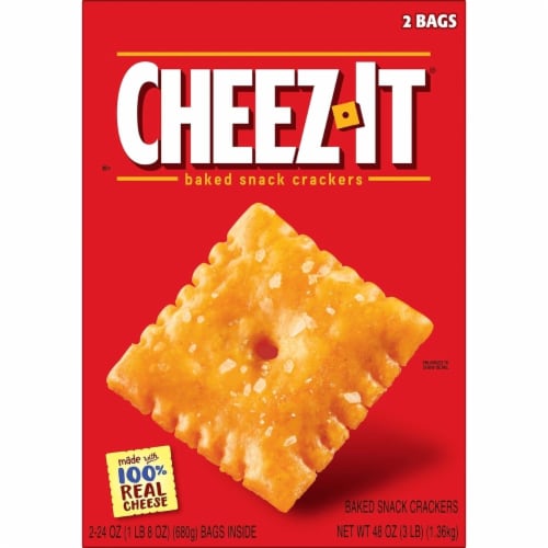 Cheez-It Original Cheese Crackers Dual Pack Perspective: back