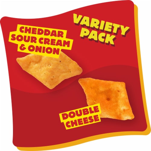 Cheez-It® Snap'd Cheese Crackers Variety Pack Perspective: back