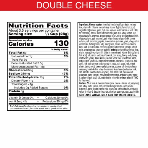 Cheez-It® Double Cheese Snack Mix Perspective: back
