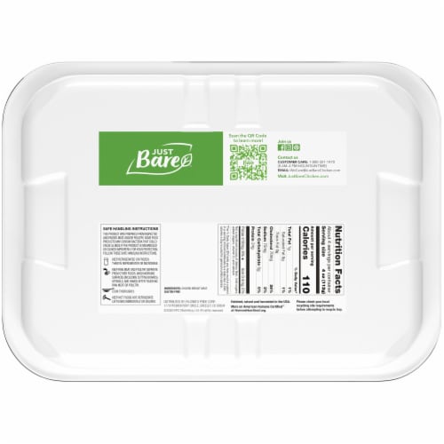 Just Bare Boneless Skinless Fresh Chicken Breast Perspective: back