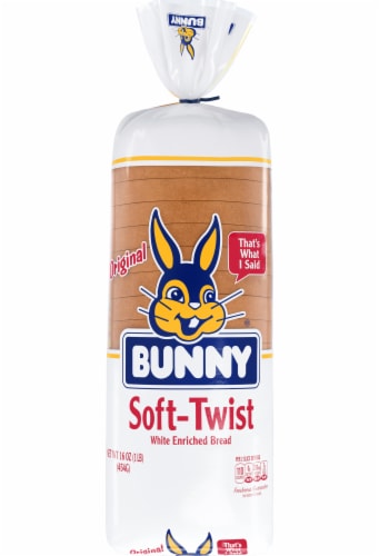 Bunny Soft White Bread Perspective: back