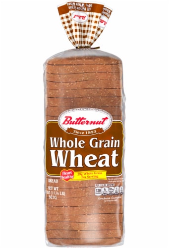 Butternut® 100% Whole Wheat Bread Perspective: back