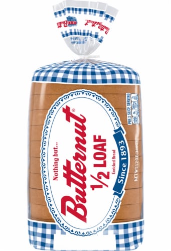 Butternut® 1/2 Loaf White Enriched Bread Perspective: back