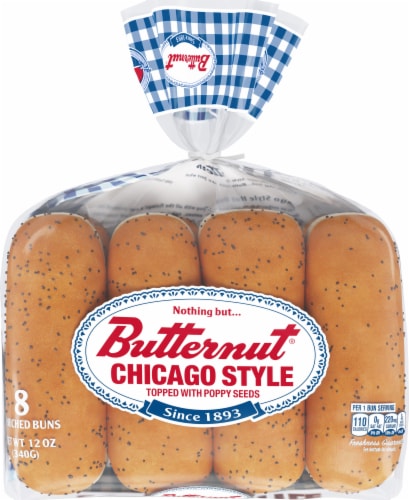 Butternut Chicago Style Buns Perspective: back
