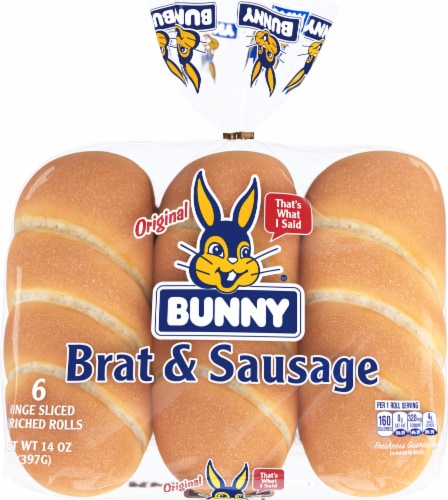 Bunny White Brat & Sausage Rolls Perspective: back