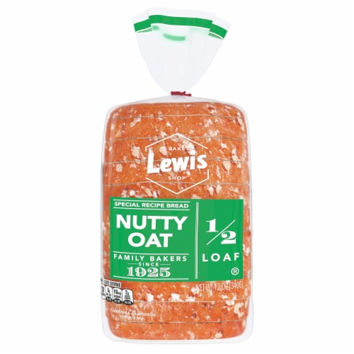 Lewis Bake Shop Half Loaf Nutty Oat Bread Perspective: back