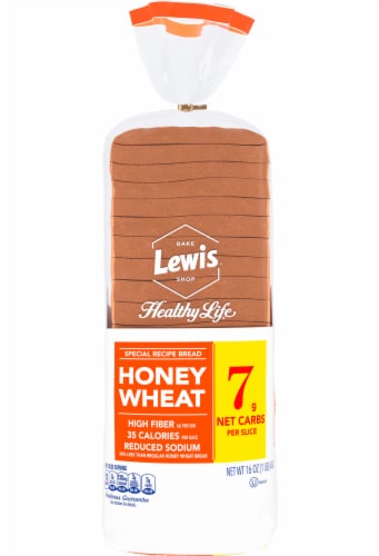 Healthy Life High Wheat Bread Perspective: back