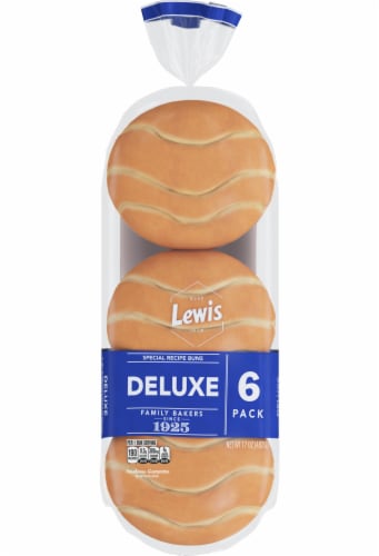 Lewis Bake Shop White Deluxe Buns Perspective: back