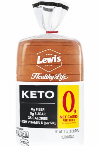Lewis Bake Shop Healthy Keto Bread Perspective: back