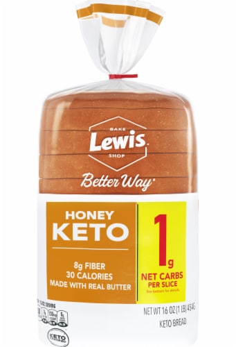 Lewis Bake Shop Healthy Life Honey Keto Bread Perspective: back