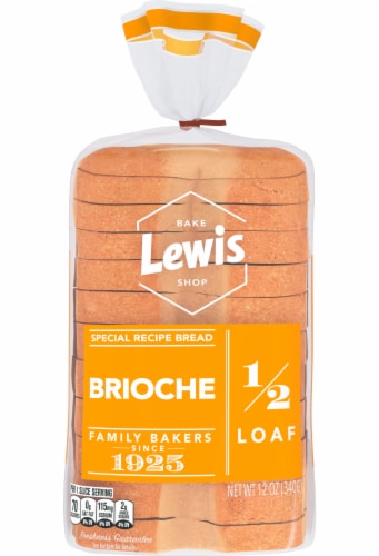 Lewis Bake Shop Brioche Bread Perspective: back