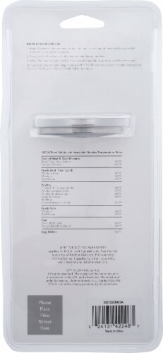 KitchenAid Stainless Steel Gourmet Thermometer - Silver Perspective: back