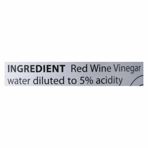 Eden Selected Red Wine Vinegar Perspective: back