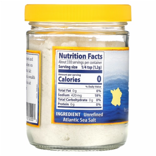 Eden Foods Sea Salt - 14 oz (397 g) Perspective: back