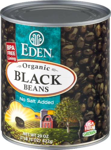 Eden Organic Black Beans Perspective: back