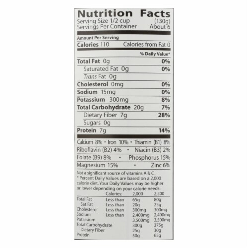 Eden No Salt Added Organic Navy Beans 29 oz (Pack of 12) Perspective: back