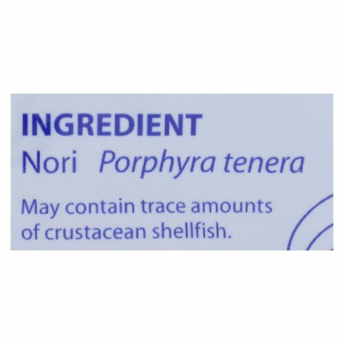 Eden Foods Nori Sea Vegetable Sheets Perspective: back