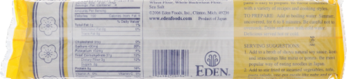 Eden Soba Wheat & Buckwheat Pasta Perspective: back
