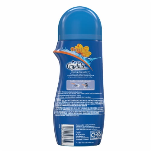 Purex Crystals Fresh Spring Waters In Wash Fragrance Booster Fabric Refreshers Perspective: back
