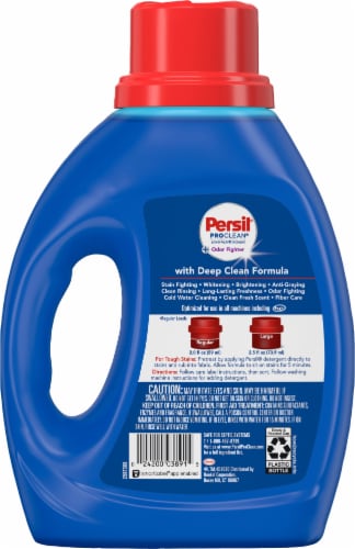 Persil Pro Clean Scented Liquid Laundry Detergent Perspective: back