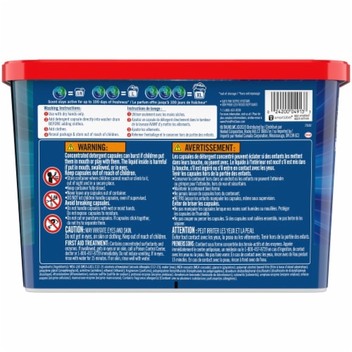 Persil® ProClean® Active Scent Boost Laundry Detergent Discs Perspective: back
