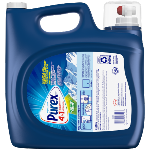 Purex® Mountain Breeze® Liquid Laundry Detergent Perspective: back