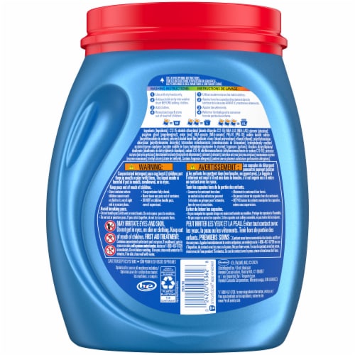 Persil® Ultra Pacs™ Advanced Clean Oxi+Odor Power Laundry Detergent Pacs Perspective: back