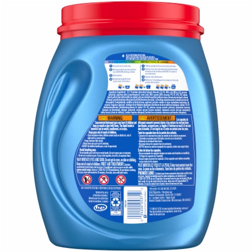 Persil® Ultra Pacs™ Advanced Clean Oxi+Odor Power Laundry Detergent Pacs Perspective: back